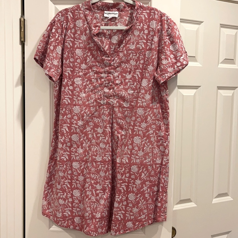 Handmade Indian block print cotton dress